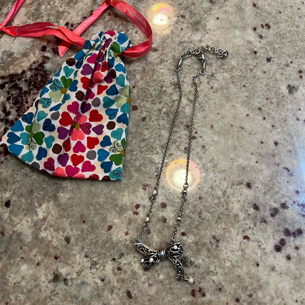 Brighton bow necklace